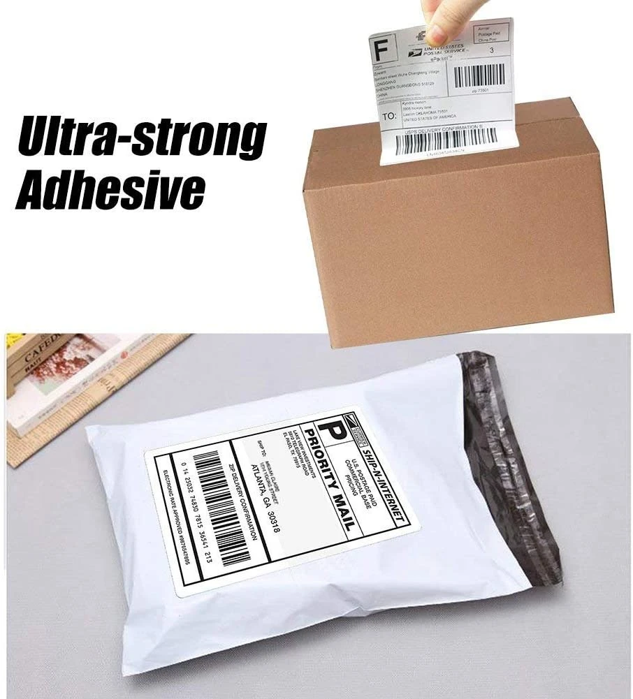 Nhãn nhiệt Nhãn vận chuyển nhiệt sinh thái Cuộn Jumbo 70GSM 75GSM 4