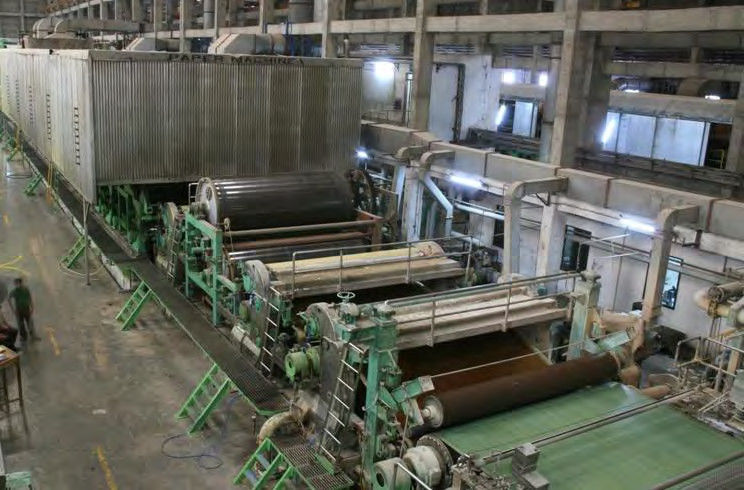 80g 350g  3200mm Three Wire Paper Making Machine 2 Floor Kraft Paper Packaging