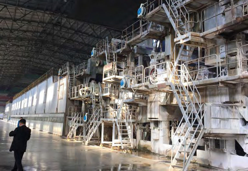 80g 350g  3200mm Three Wire Paper Making Machine 2 Floor Kraft Paper Packaging