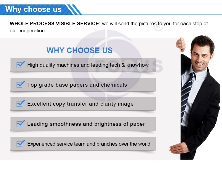 Giấy nhiệt Jumbo cuộn 48GSM / 55GSM Bề mặt nhẵn mịn tốt 0