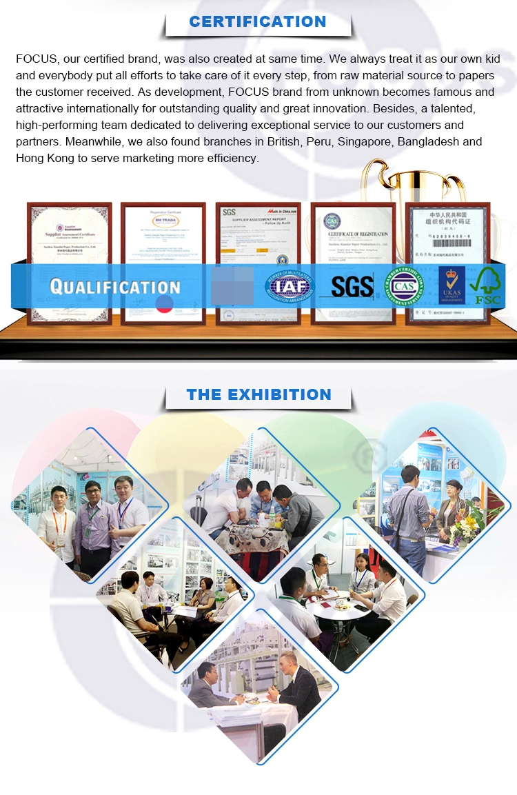 Giấy nhiệt Jumbo cuộn 48GSM / 55GSM Bề mặt nhẵn mịn tốt 5