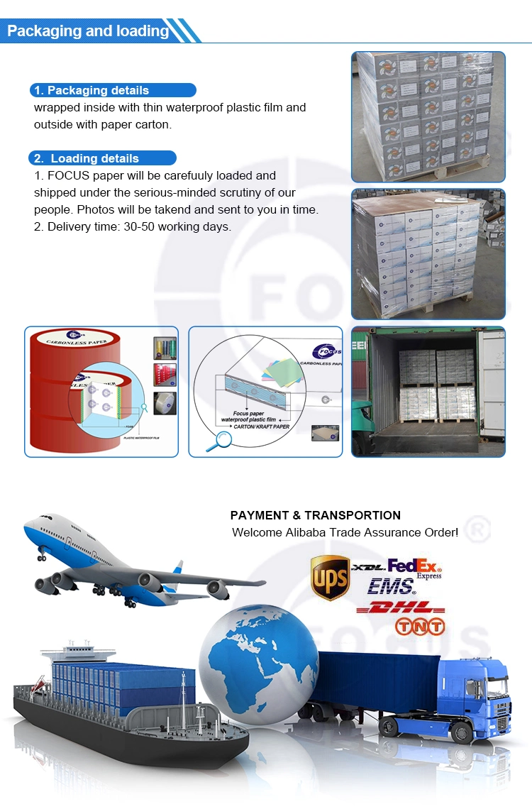 100% Bột gỗ mềm nguy&ecirc;n chất Giấy nhiệt h&igrave;nh ảnh sắc n&eacute;t 45GSM 48GSM 55GSM 5