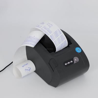 3inch Core Thermal Label Paper Roll with Self Adhesive Thermal Paper Black Image