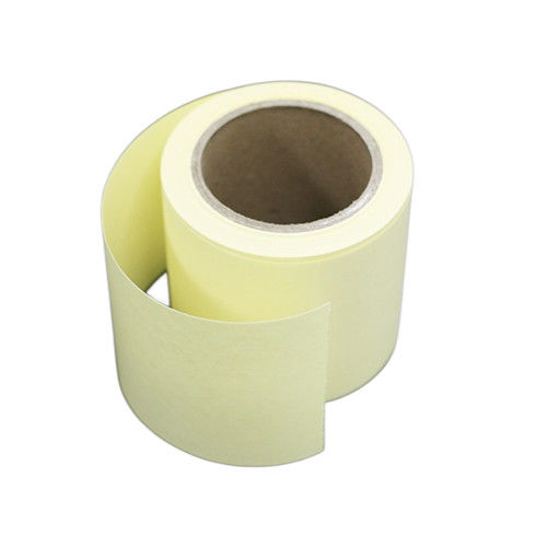 100 Wood Pulp Moisture Proof Blue Yellow Glassine Single Sided Silicone Release Paper Packaging Roll