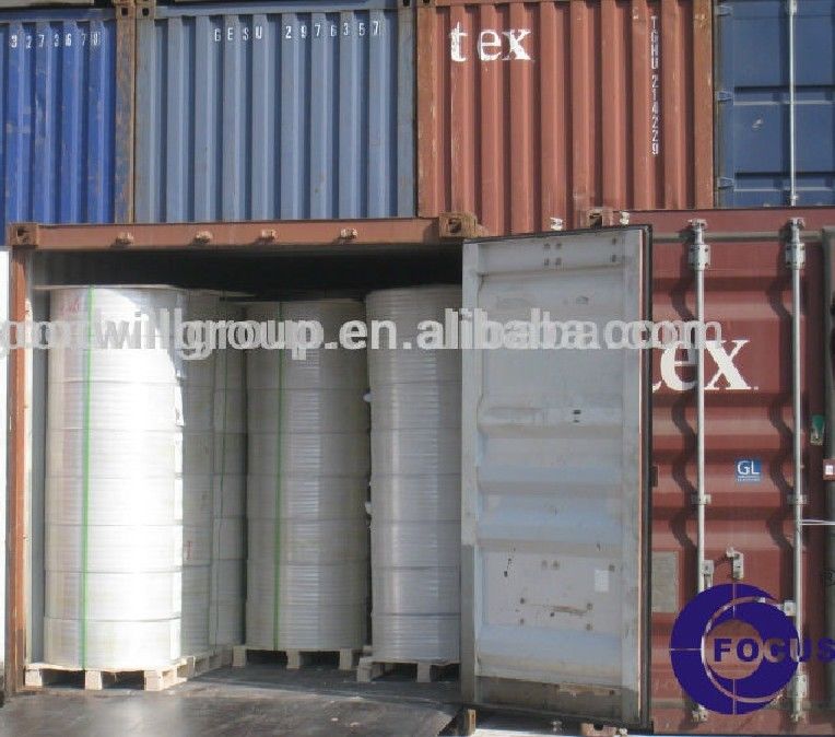 55gsm 810mm Thermal Jumbo Roll For POS Continuous Thermal Label