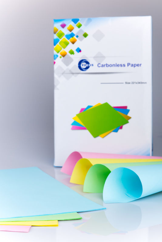 White Pink Yellow Blue Green NCR Carbonless Paper For Laser Printers