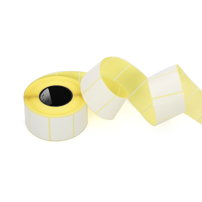 Scratch Resistance Glassine Paper Thermal Label Paper Roll For Direct Thermo Label