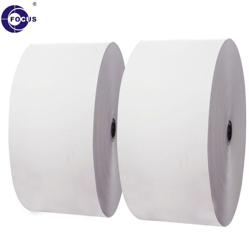 Eco Friendly 636mm Jumbo Thermal Roll Paper Oil Resistant