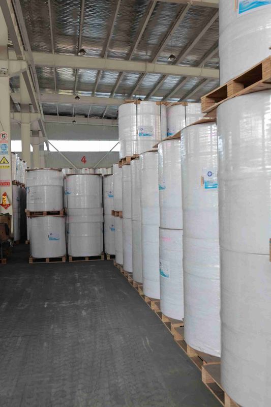 Direct Thermal Print Technology Thermal Label Paper Roll Black Image ≥5 Years Image Life For Easy Label Printing Services