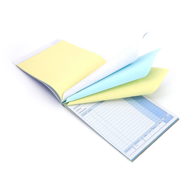 Customized Wood Pulp Smooth Invoice Receipt 5 Plys NCR Paper Sharp Image