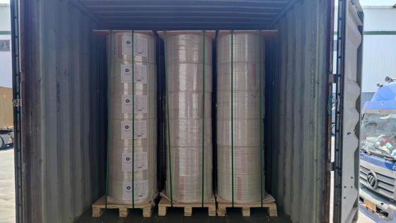 Nhựa giấy dán nhãn nhiệt màu tùy chỉnh cho nhãn dán với chất kết dính mạnh