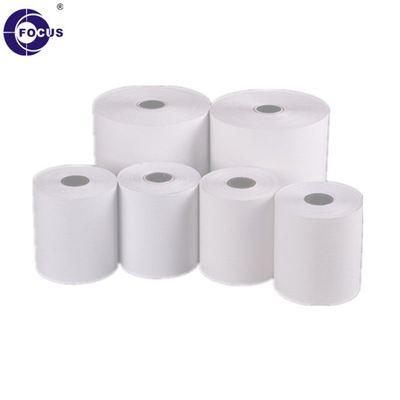 Bản thân dán nhãn nhiệt giấy cuộn bóng kết thúc 3 inch lõi cho nhu cầu nhãn