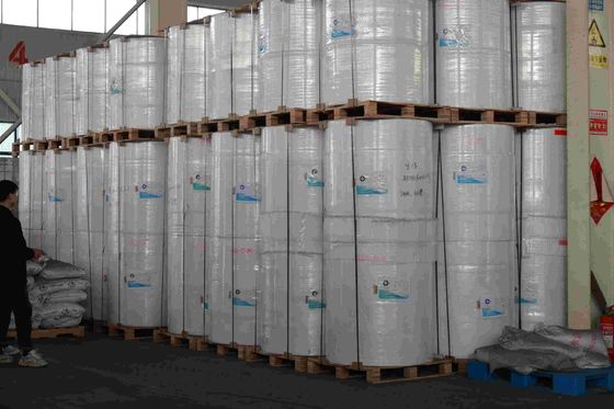 Glassine Paper Liner Thermal Label Paper Roll Black Image For Professional Labeling Needs